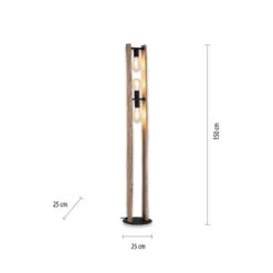 Lampadaire Log, à Trois Lampes -EGLO || By Rydens || Lucande Soldes 10000874 4