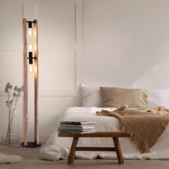 Lampadaire Log, à Trois Lampes -EGLO || By Rydens || Lucande Soldes 10000874 5