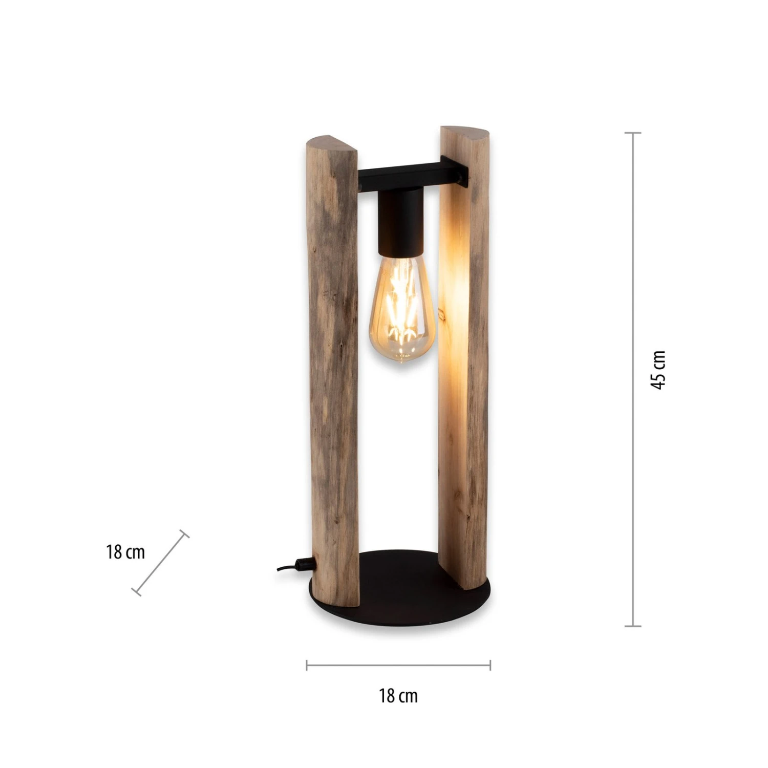 Lampe à Poser Log En Bois 8 Lampe à Poser Log En Bois – Image 6
