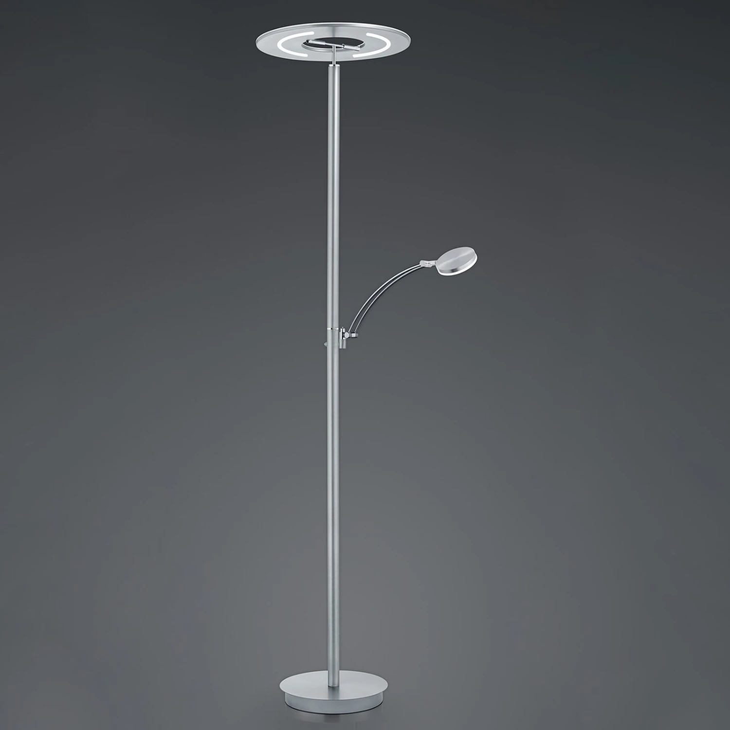Lampadaire LED Monti En Nickel, Liseuse, CCT 4 Lampadaire LED Monti En Nickel, Liseuse, CCT – Image 2