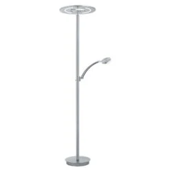 Lampadaire LED Monti En Nickel, Liseuse, CCT