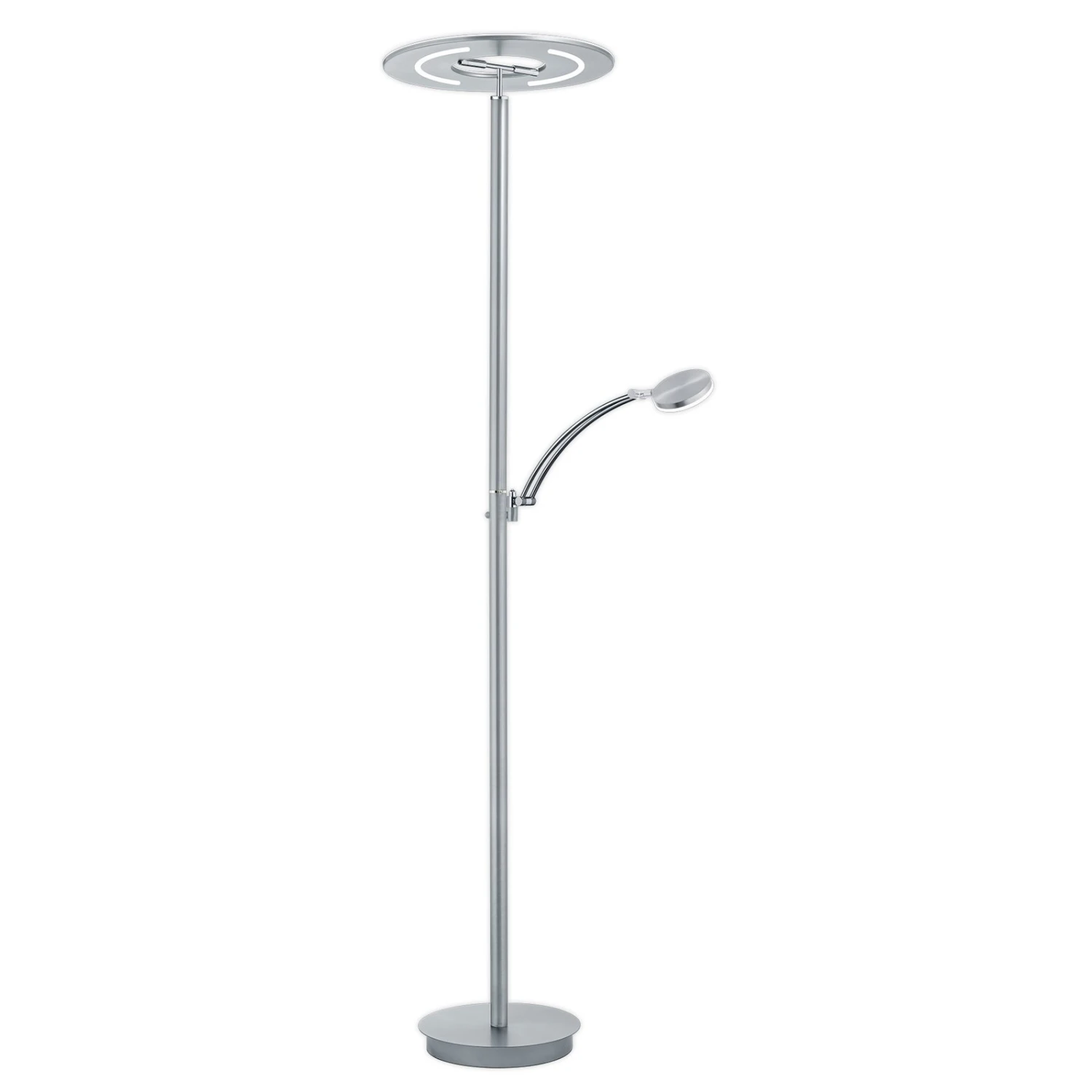 Lampadaire LED Monti En Nickel, Liseuse, CCT 3 Lampadaire LED Monti En Nickel, Liseuse, CCT