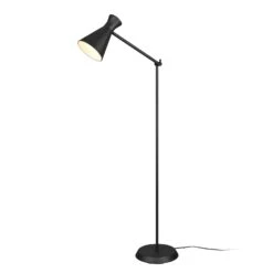 Lampadaire Enzo, Hauteur 150 cm, Noir -EGLO || By Rydens || Lucande Soldes 10003125 1