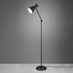 Lampadaire Enzo, Hauteur 150 cm, Noir -EGLO || By Rydens || Lucande Soldes 10003125 5