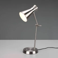 Lampe De Bureau Enzo, à Une Lampe, Nickel 11 Lampe De Bureau Enzo, à Une Lampe, Nickel -EGLO || By Rydens || Lucande Soldes 10003132 2