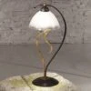 Lampe à Poser Amabile Rouille-doré Abat-jour Verre -EGLO || By Rydens || Lucande Soldes 10004855