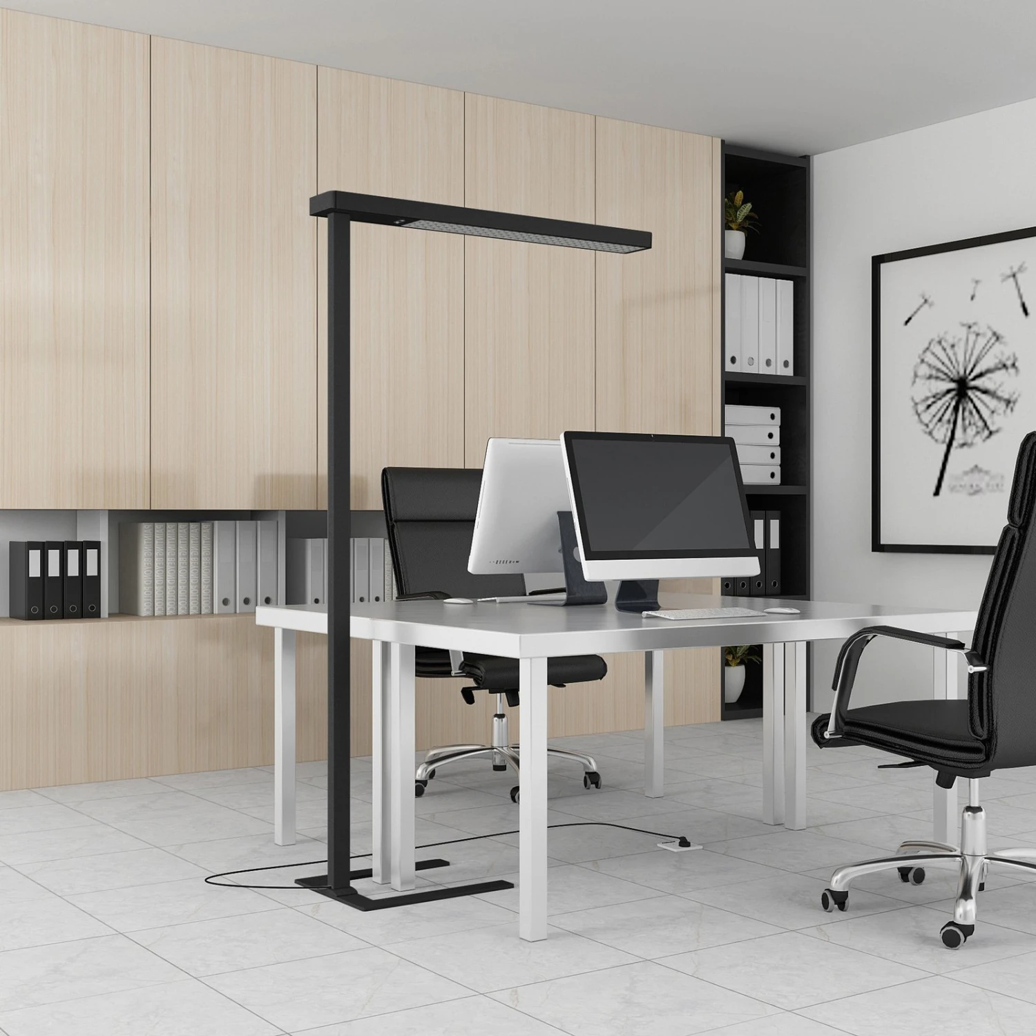 Arcchio Susi Lampadaire Bureau LED, Capteur Noir 5 Arcchio Susi Lampadaire Bureau LED, Capteur Noir – Image 3