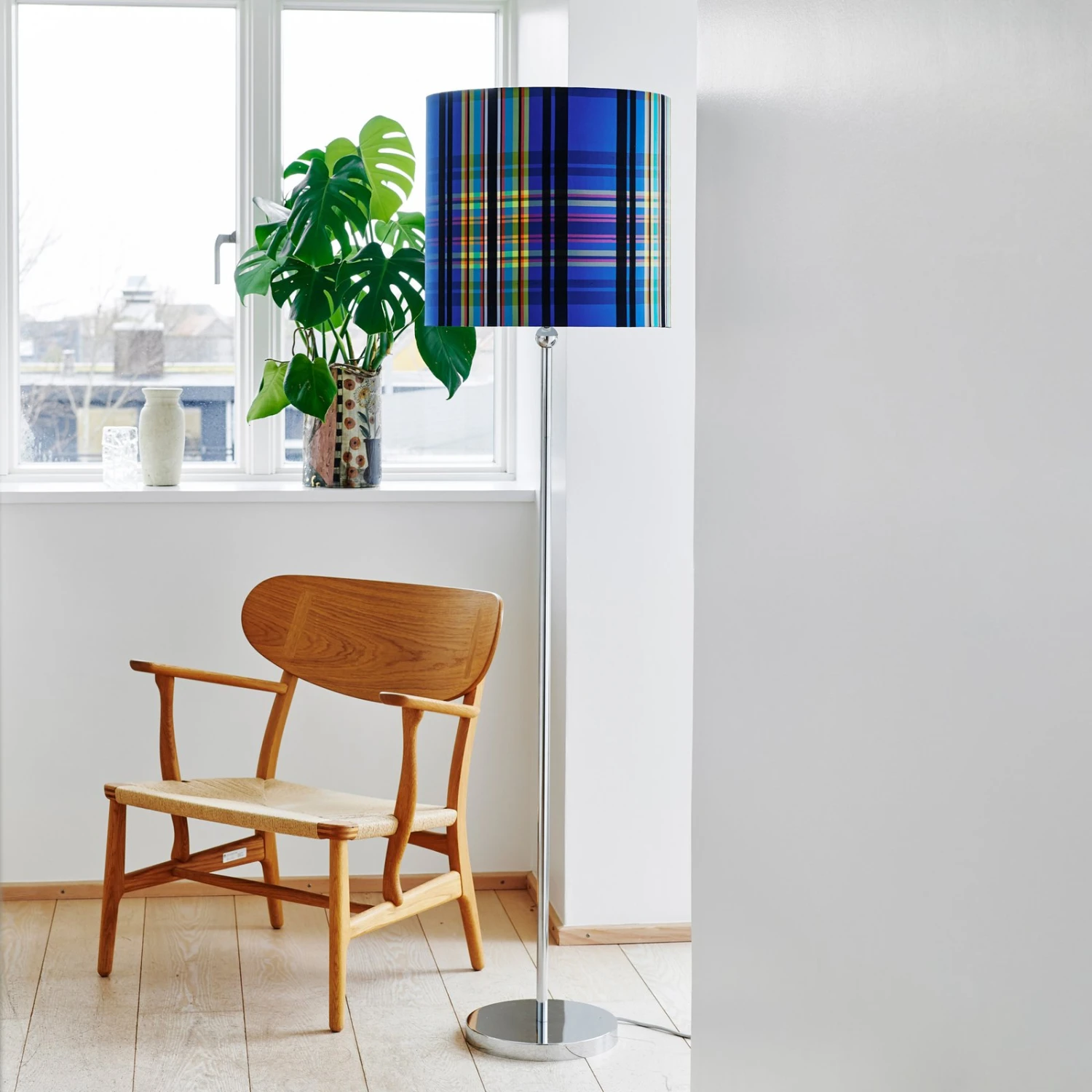 EBB & FLOW Barre XL Lampe Argentée/Chennai Cobalt 3 EBB & FLOW Barre XL Lampe Argentée/Chennai Cobalt