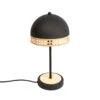 Lindby Lonnaris Lampe à Poser Avec Rotin, Noire 2 Lindby Lonnaris Lampe à Poser Avec Rotin, Noire -EGLO || By Rydens || Lucande Soldes 10009198