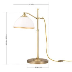 Lampe à Poser Old Lamp Support Réglable En Hauteur -EGLO || By Rydens || Lucande Soldes 10009284 4