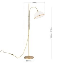 Lampadaire Old Lamp Support Réglable En Hauteur -EGLO || By Rydens || Lucande Soldes 10009285 4