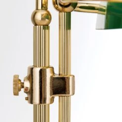 Lampe De Banquier Harvard, Laiton/vert, 32 cm -EGLO || By Rydens || Lucande Soldes 10009380 7