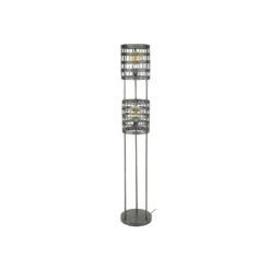 Lampe Sur Pied Graf-Fiesko Noire-nickel à 2 Lampes -EGLO || By Rydens || Lucande Soldes 10010524 2