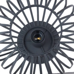 Lindby Krish Lampe à Poser, Aspect Cage, Noire -EGLO || By Rydens || Lucande Soldes 10010600 5