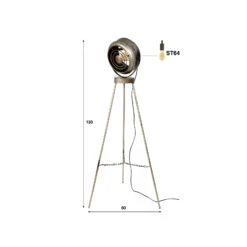 Lampadaire Oldbeam, Trépied, à Une Lampe -EGLO || By Rydens || Lucande Soldes 10010790 3