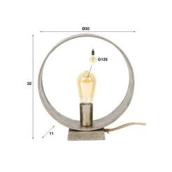 Lampe à Poser Roxton, 32 cm De Haut, 1 Lampe -EGLO || By Rydens || Lucande Soldes 10010793 4