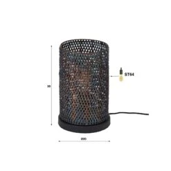 Lampe à Poser Luzien, 30 cm, à Une Lampe 9 Lampe à Poser Luzien, 30 cm, à Une Lampe -EGLO || By Rydens || Lucande Soldes 10010805 3