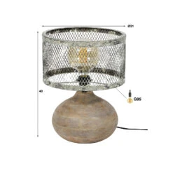 Lampe à Poser Theraminster, 40 cm, à Une Lampe -EGLO || By Rydens || Lucande Soldes 10010807 3