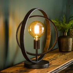 Lampe à Poser Ringelbach, Anthracite, à Une Lampe