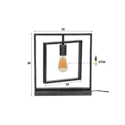 Lampe à Poser Nestoy, Anthracite, à Une Lampe -EGLO || By Rydens || Lucande Soldes 10010851 8