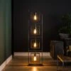 Lampadaire Nestoy, Anthracite, à Quatre Lampes -EGLO || By Rydens || Lucande Soldes 10010852