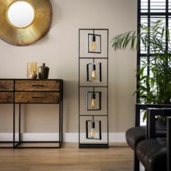 Lampadaire Nestoy, Anthracite, à Quatre Lampes -EGLO || By Rydens || Lucande Soldes 10010852 4