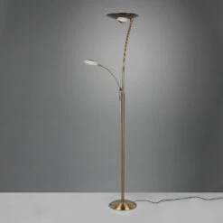 Lampe Pied LED Granby Liseuse LED Laiton Ancien -EGLO || By Rydens || Lucande Soldes 10012283 7