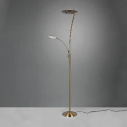 Lampe Pied LED Granby Liseuse LED Laiton Ancien -EGLO || By Rydens || Lucande Soldes 10012283 8