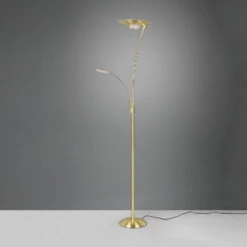 Lampe Sur Pied LED Granby Liseuse LED Laiton -EGLO || By Rydens || Lucande Soldes 10012285 7