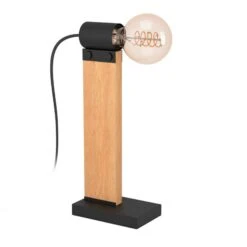 EGLO Bailrigg Lampe à Poser En Bois