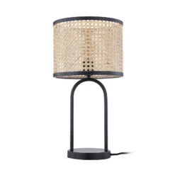 Lindby Yaelle Lampe à Poser Métal Rotin 50 cm 11 Lindby Yaelle Lampe à Poser Métal Rotin 50 cm -EGLO || By Rydens || Lucande Soldes 10012886 2