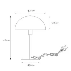 Lampe à Poser Siemon En Acier, Noire 9 Lampe à Poser Siemon En Acier, Noire -EGLO || By Rydens || Lucande Soldes 10013074 2