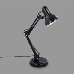 Lampe De Bureau Pixa, Réglable, E14, Noire -EGLO || By Rydens || Lucande Soldes 10013616 3