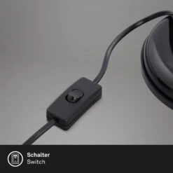 Lampe De Bureau Pixa, Réglable, E14, Noire -EGLO || By Rydens || Lucande Soldes 10013616 6