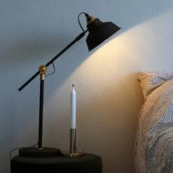 Lampe à Poser Nové, Noire -EGLO || By Rydens || Lucande Soldes 10013754 2