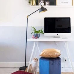 Lampe Sur Pied Nové, Noire