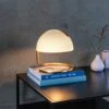 Lampe à Poser Rétro Cato Abat-jour Opale, Blanche -EGLO || By Rydens || Lucande Soldes 10014823