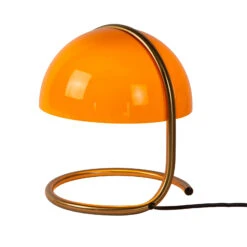 Lampe à Poser Rétro Cato Abat-jour Opale, Orange -EGLO || By Rydens || Lucande Soldes 10014824 3