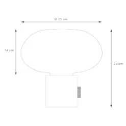 Lampe à Poser Charlize, Vert Marbré/ambre -EGLO || By Rydens || Lucande Soldes 10014838 2