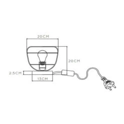 Lampe à Poser Filox Abat-jour Cage, Noire -EGLO || By Rydens || Lucande Soldes 10015054 2