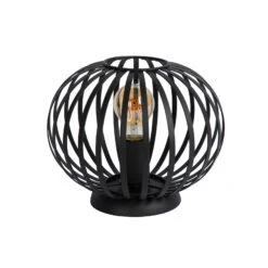Lampe à Poser Manuela Abat-jour Cage, Noire 8 Lampe à Poser Manuela Abat-jour Cage, Noire -EGLO || By Rydens || Lucande Soldes 10015175 2