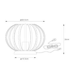 Lampe à Poser Manuela Abat-jour Cage, Noire 9 Lampe à Poser Manuela Abat-jour Cage, Noire -EGLO || By Rydens || Lucande Soldes 10015175 3