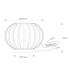 Lampe à Poser Manuela Abat-jour Cage, Verte/dorée 10 Lampe à Poser Manuela Abat-jour Cage, Verte/dorée -EGLO || By Rydens || Lucande Soldes 10015176 3