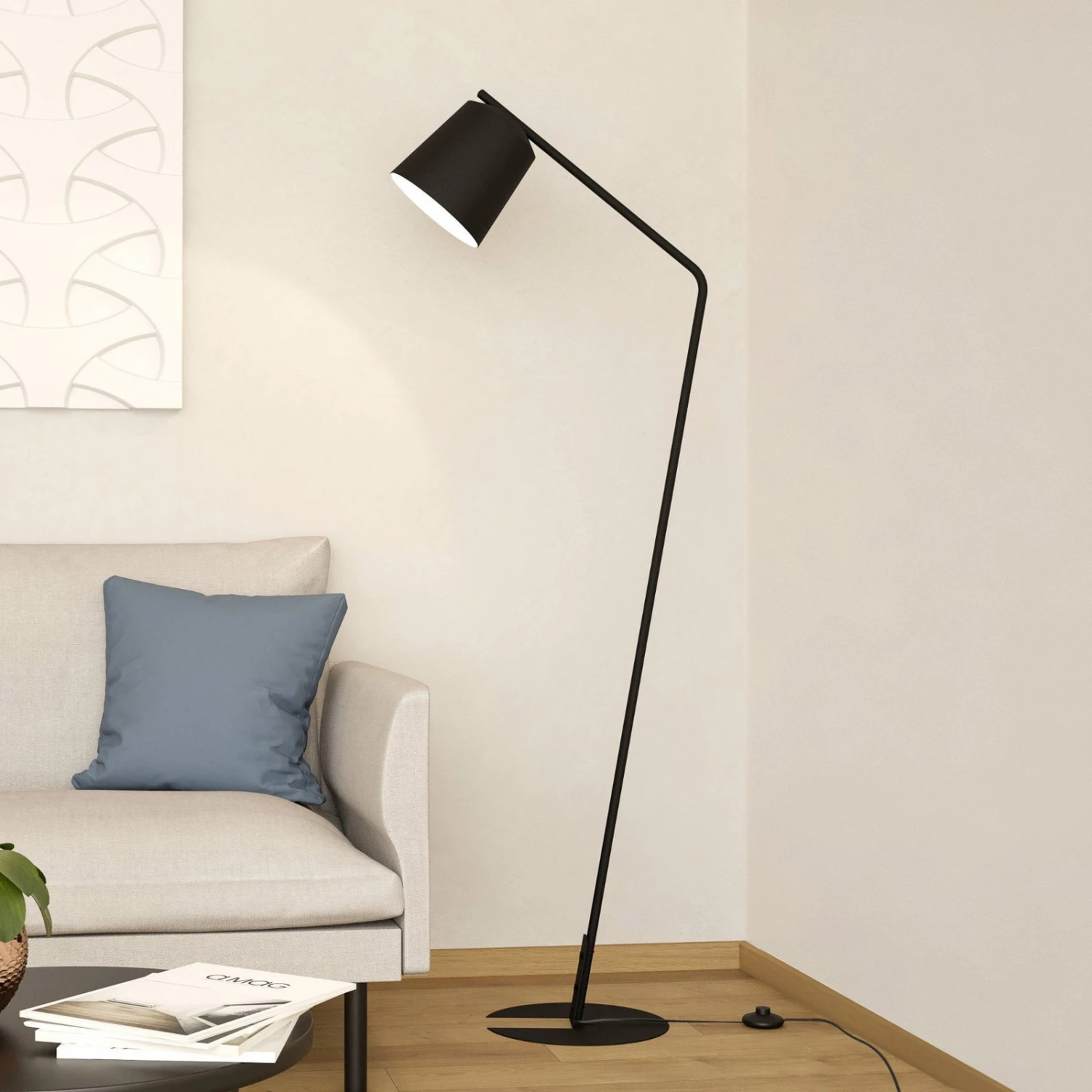 EGLO Lampe Sur Pied Oneda En Acier 3 EGLO Lampe Sur Pied Oneda En Acier