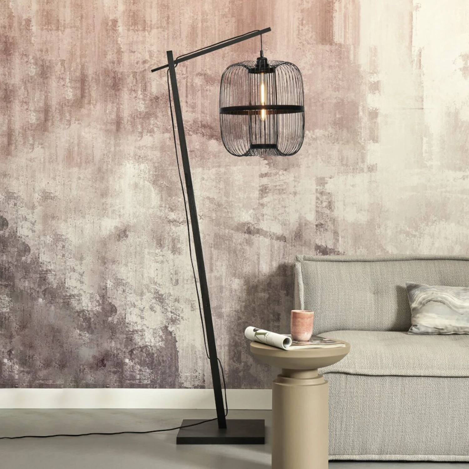 GOOD & MOJO Hokkaido Lampe Sur Pied 176 cm Noir 4 GOOD & MOJO Hokkaido Lampe Sur Pied 176 cm Noir – Image 2