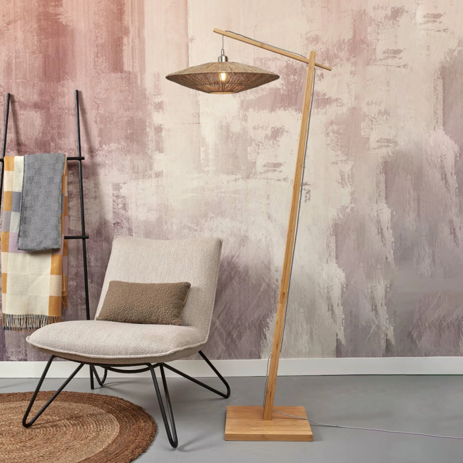 GOOD & MOJO Iguazu H 176 cm, Ø 55 cm Naturel 4 GOOD & MOJO Iguazu H 176 cm, Ø 55 cm Naturel – Image 2