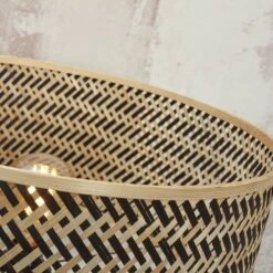 GOOD & MOJO Java Lampadaire Tablette Naturel/noir -EGLO || By Rydens || Lucande Soldes 10016392 6