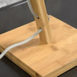 GOOD & MOJO Java Lampe Table 18x15 cm Naturel -EGLO || By Rydens || Lucande Soldes 10016396 3