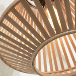 GOOD & MOJO Merapi Lampe Sur Pied, Naturelle -EGLO || By Rydens || Lucande Soldes 10016560 3