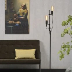 It's About RoMi Seattle Lampe Sur Pied, Noire -EGLO || By Rydens || Lucande Soldes 10016838 1